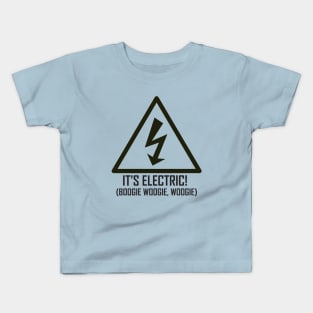 Electric Slide It's Electric Boogie Woogie Woogie Hipster Transparent Kids T-Shirt